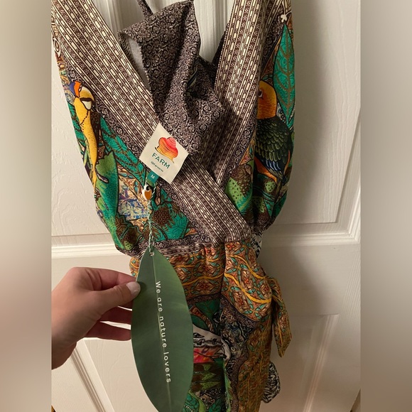 FARM Rio Gayatri Halter Neck Mini Dress - Picture 5 of 7